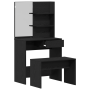 Conjunto de Tocador de Roble Negro de MDF | Foro24.es | Tu tienda online para hogar, jardín y más Foro24.es