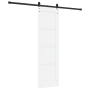Puerta Deslizante con Juego de Herrajes Blanca 61x198,5 cm de Madera Sólida de Pino by , Doors for the home - Ref: Foro24-333...