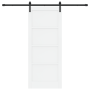 Puerta Corrediza con Juego de Hardware Blanca 83x202 cm Madera Sólida de Pino von , Türen für zu Hause - Ref: Foro24-3333309,...