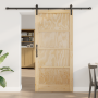 Puerta Deslizante con Juego de Herrajes 93x202 cm Madera Sólida de Pino, Puerta Interior by , Doors for the home - Ref: Foro2...