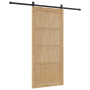 Puerta Deslizante con Juego de Herrajes 93x202 cm Madera Sólida de Pino, Puerta Interior by , Doors for the home - Ref: Foro2...