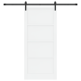 Puerta Corrediza con Juego de Herrajes Blanca 93x211 cm de Madera Sólida de Pino von , Türen für zu Hause - Ref: Foro24-33333...