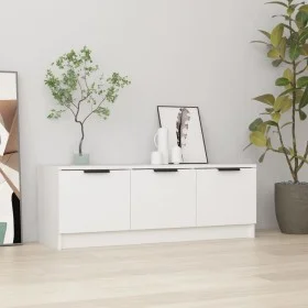White plywood TV cabinet 102x35x36.5 cm by vidaXL, TV Furniture - Ref: Foro24-811358, Price: 79,81 €, Discount: %