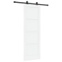 Puerta Deslizante con Hardware 'ORKDAL'Madera Sólida Blanca, Puerta Interior 'ORKDAL'Blanca 73.5x211x4 cm Madera Sólida by , ...