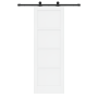 Puerta Deslizante con Hardware 'ORKDAL'Madera Sólida Blanca, Puerta Interior 'ORKDAL'Blanca 73.5x211x4 cm Madera Sólida by , ...