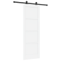 Puerta Deslizante con Hardware 'ORKDAL'Madera Sólida Blanca, Puerta Interior 'ORKDAL'Blanca 73.5x211x4 cm Madera Sólida by , ...