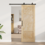 Puerta deslizante con herrajes 'ORKDAL'de madera maciza de pino by , Doors for the home - Ref: Foro24-3333444, Price: 178,32 ...