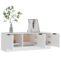 Weißer TV-Schrank aus Sperrholz, 102 x 35 x 36,5 cm von vidaXL, TV-Möbel - Ref: Foro24-811358, Preis: 83,09 €, Rabatt: %