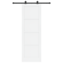 Puerta Deslizante con Juego de Herrajes 'ORKDAL'Blanca Madera Maciza de Pino by , Doors for the home - Ref: Foro24-3333447, P...