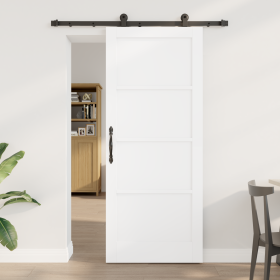 Puerta Deslizante con Juego de Herrajes