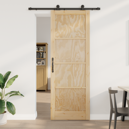 Puerta Deslizante con Juego de Hardware 'ORKDAL'Madera Maciza de Pino von , Türen für zu Hause - Ref: Foro24-3333452, Preis: ...