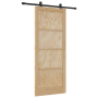 Puerta Corredera con Set de Hardware 'ORKDAL'Madera Maciza de Pino, Puerta Interior 'ORKDAL'86x211x4 cm Madera Maciza de Pino...