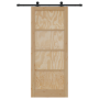 Puerta Corredera con Set de Hardware 'ORKDAL'Madera Maciza de Pino, Puerta Interior 'ORKDAL'86x211x4 cm Madera Maciza de Pino...