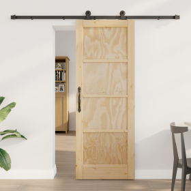 Puerta Deslizante con Accesorios ORKDAL de Madera