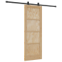 Puerta Deslizante con Accesorios ORKDAL de Madera Sólida, Puerta Interior 'ORKDAL'73.5x198.5x4 cm de Madera Sólida by , Doors...