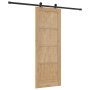 Puerta Deslizante con Accesorios ORKDAL de Madera Sólida, Puerta Interior 'ORKDAL'73.5x198.5x4 cm de Madera Sólida by , Doors...
