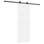 Puerta deslizante con juego de herrajes 'ORKDAL'Madera maciza blanca de pino von , Türen für zu Hause - Ref: Foro24-3333467, ...