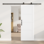Puerta deslizante con juego de herrajes 'ORKDAL'Madera maciza blanca de pino von , Türen für zu Hause - Ref: Foro24-3333467, ...