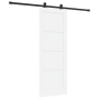 Puerta deslizante con juego de herrajes 'ORKDAL'Madera maciza blanca de pino von , Türen für zu Hause - Ref: Foro24-3333467, ...