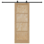 Puerta Corrediza con Juego de Hardware "ORKDAL" Madera Maciza de Pino by , Doors for the home - Ref: Foro24-3333472, Price: 1...