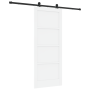 Puerta Deslizante ORKDAL Blanca de Madera Sólida de Pino con Herrajes by , Doors for the home - Ref: Foro24-3333477, Price: 2...