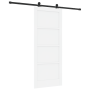 Puerta Deslizante ORKDAL Blanca de Madera Sólida de Pino con Herrajes by , Doors for the home - Ref: Foro24-3333477, Price: 2...
