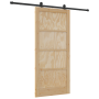 Puerta Deslizante con Juego de Hardware 'ORKDAL'Madera Maciza de Pino by , Doors for the home - Ref: Foro24-3333486, Price: 1...