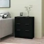 Schwarzes Sperrholz-Sideboard 60x30x70 cm von vidaXL, Sideboards - Ref: Foro24-811071, Preis: 74,54 €, Rabatt: %