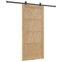 Puerta Deslizante con Juego de Hardware 'ORKDAL'Madera Maciza de Pino by , Doors for the home - Ref: Foro24-3333486, Price: 1...