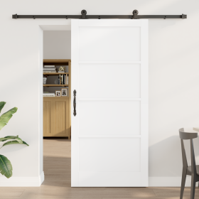 Puerta Deslizante con Juego de Herrajes