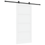 Puerta Deslizante con Juego de Herrajes 'ORKDAL'Blanca de Madera Maciza de Pino by , Doors for the home - Ref: Foro24-3333487...