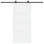Puerta Deslizante con Juego de Herrajes 'ORKDAL'Blanca de Madera Maciza de Pino by , Doors for the home - Ref: Foro24-3333487...