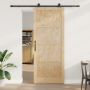 Puerta Corredera con Juego de Hardware 'ORKDAL'Madera Maciza de Pino by , Doors for the home - Ref: Foro24-3333490, Price: 20...
