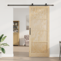 Puerta Corredera con Juego de Hardware 'ORKDAL'Madera Maciza de Pino by , Doors for the home - Ref: Foro24-3333490, Price: 20...