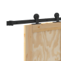 Puerta Corredera con Juego de Hardware 'ORKDAL'Madera Maciza de Pino by , Doors for the home - Ref: Foro24-3333490, Price: 20...