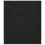 Schwarzes Sperrholz-Sideboard 60x30x70 cm von vidaXL, Sideboards - Ref: Foro24-811071, Preis: 74,54 €, Rabatt: %