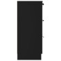 Schwarzes Sperrholz-Sideboard 60x30x70 cm von vidaXL, Sideboards - Ref: Foro24-811071, Preis: 77,85 €, Rabatt: %