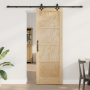 Puerta Deslizante con Juego de Herrajes 'ORKDAL'Madera Sólida de Pino de , Puertas para el hogar - Ref: Foro24-3333636, Preci...