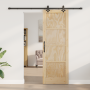 Puerta Deslizante con Juego de Herrajes 'ORKDAL'Madera Sólida de Pino de , Puertas para el hogar - Ref: Foro24-3333636, Preci...