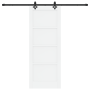 Puerta deslizante con juego de herrajes 'ORKDAL'blanca de madera sólida de pino von , Türen für zu Hause - Ref: Foro24-333363...