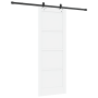 Puerta Deslizante con Juego de Herrajes 'ORKDAL'Madera Sólida Blanca de Pino by , Doors for the home - Ref: Foro24-3333641, P...