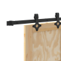 Puerta Deslizante con Hardware 'ORKDAL'de Madera Sólida de Pino, Puerta Interior 'ORKDAL'78x232x4 cm de Madera Sólida de Pino...