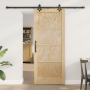 Puerta Deslizante con Juego de Herrajes 'ORKDAL'Madera Maciza de Pino von , Türen für zu Hause - Ref: Foro24-3333644, Preis: ...