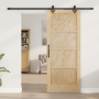 Puerta Deslizante con Juego de Herrajes 'ORKDAL'Madera Maciza de Pino von , Türen für zu Hause - Ref: Foro24-3333644, Preis: ...