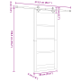 Puerta Deslizante con Juego de Herrajes 'ORKDAL'Madera Sólida Blanca by , Doors for the home - Ref: Foro24-3333651, Price: 22...