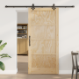 Puerta Corredera con Juego de Herrajes 'ORKDAL'de Madera Maciza de Pino, Puerta Interior von , Türen für zu Hause - Ref: Foro...