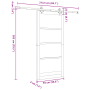 Puerta Corredera con Juego de Herrajes 'ORKDAL'de Madera Maciza de Pino, Puerta Interior von , Türen für zu Hause - Ref: Foro...