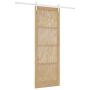 Puerta Deslizante con Juego de Accesorios 83x232 cm Madera Maciza de Pino | Foro24.es | Tu tienda online para hogar, jardín y más Foro24.es
