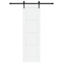 Puerta Deslizante con Juego de Herrajes 'ORKDAL'de Madera Sólida Blanca de Pino | Foro24.es | Tu tienda online para hogar, jardín y más Foro24.es
