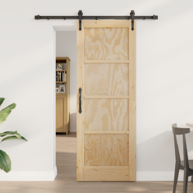 Puerta Deslizante con Juego de Herrajes
